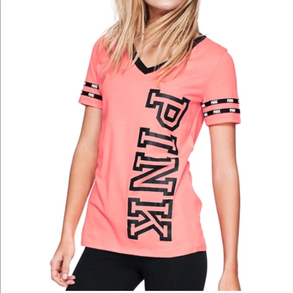 VSPINK Perfect V Neck Tee Shirt